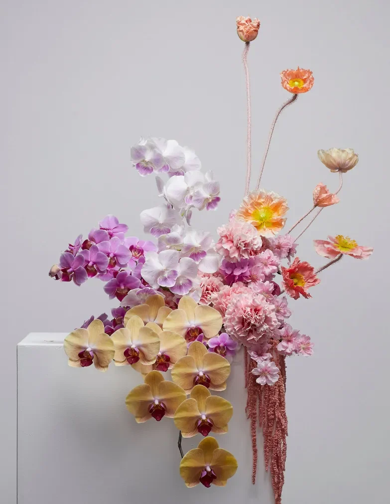 Event Florist in Brisbane Pink, Yellow and White Flowers