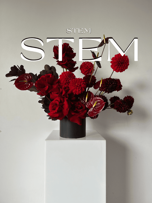 The Art of Monochromatic Flower Arrangements