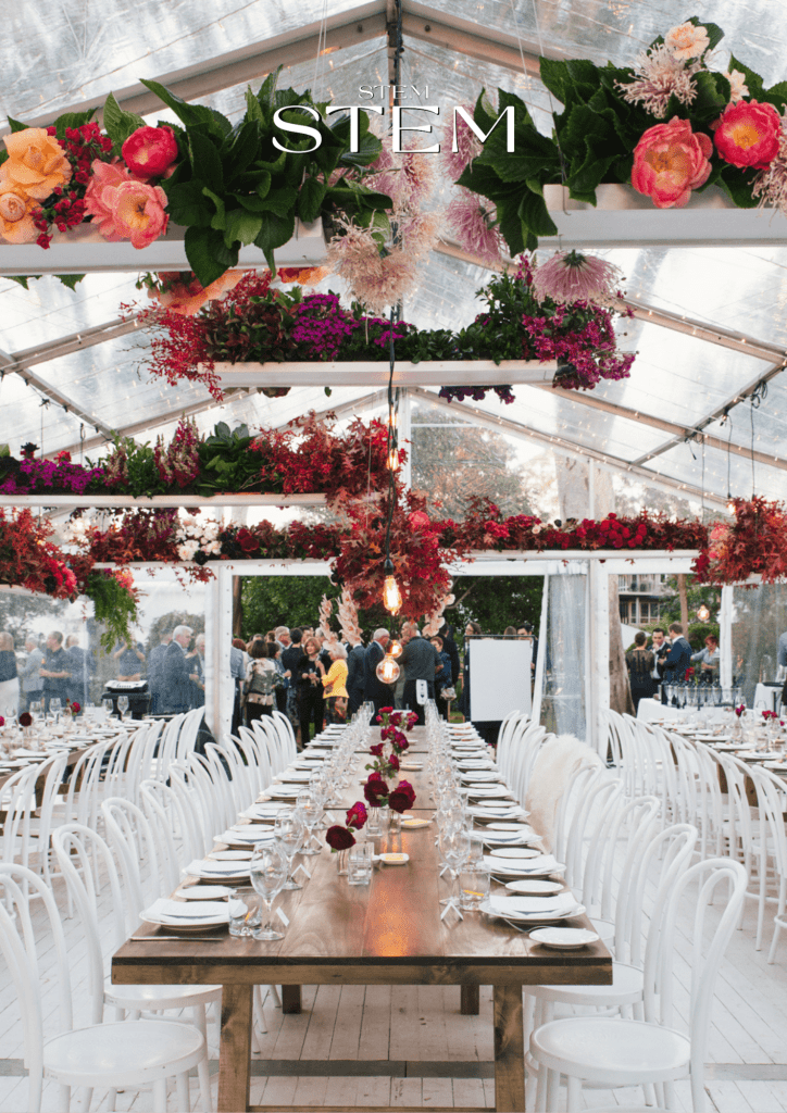 CEILING INSTALLATIONS AND HANGING FLORALS FOR WEDDINGS