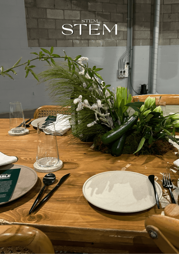 Low and lush table arragements