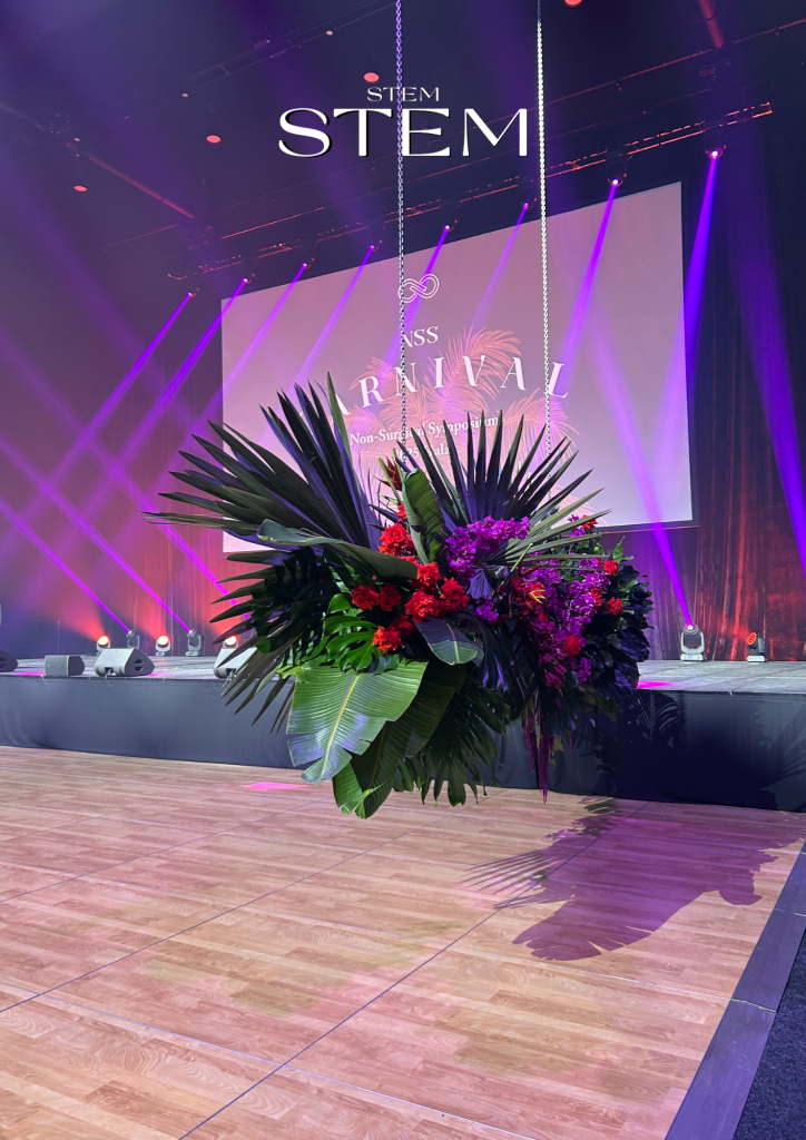 LARGE FLORAL CEILING INSTALLATIONS FOR WEDDINGS AND EVENTS