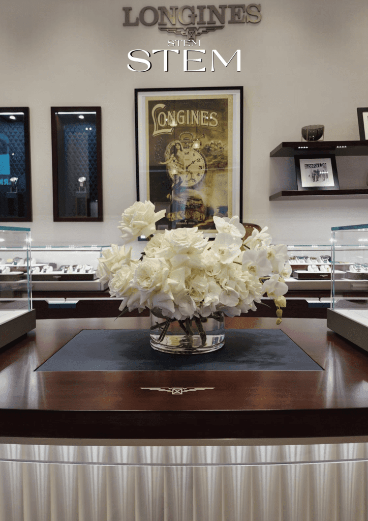 LUXURY FLORALS FOR RETAIL SPACES